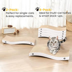 Cat Scratcher, Durable Scratch Pad, Corrugated Cardboard Scratching Board for Indoor Cats, Heavy Duty, Double-Sided Usability, Recyclable, with Catnip, Large, 1 Pack