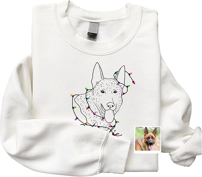 Custom Sweatshirts Design Your Own Personalized Sweatshirt For Women Gift For Dog Owner Dog Lovers for Christmas