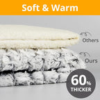 Self Warming Cat Bed, 24" x 18" Ultra Soft Cat Dog Pet Heating Pad for Indoor Outdoor, Non-Slip Heated Cat Mat Thermal Blanket