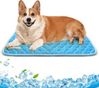 Dog Cooling Mat Non-Toxic Self Cooling Pad for Dogs Cats in Hot Summer Cool Pad Washable & Easy Clean
