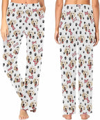 Custom Face Pajamas Pants Personalized Nightwear Bottoms for Women XS-XXL