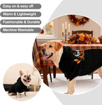EXPAWLORER Fall Dog Hoodie-Soft and Warm Dog Sweaters, Pet Clothes Autumn Winter Coat Sweatshirt with Autumn Maple Leaf Theme Print for Puppy,Cat, Small Medium Large Dogs