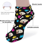 Personalized Ankle Socks with Face Custom Photo Socks Low Cut Ankle Socks Athletic Socks Valentine's Day Gifts for Women Men
