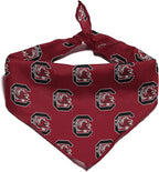 South Carolina Gamecocks Officially Licensed Bandana for Dogs and Cats | Fits Pets Great Gift Idea | Easy-to-Tie (Large, 28")
