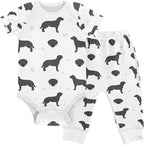 Baby Clothes Set Infant Bodysuits Pants Sets 0-24M For Boys Girls