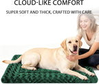 Dog Bed Mat - Dog Crate Pad - Reversible Dog Mat for Pet Comfort - Soft Bed Pads with Dual-Sided Design for All Seasons - Durable, Machine Washable Mat for Crates, Travel, and Home