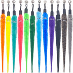 Cat Toy Worm Refills, 12 Pieces Interactive Cat Wand Attachments Worms Toy for Indoor Cats