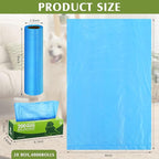 Sherr 20 Boxed Rolls 4000 Counts Dog Poop Bags Bulk Leak Proof Dog Waste Bags Universal Pet Doggy Waste Poop Box for Puppy Pets Outdoor Walking and Travel, 20 Rolls of 200(Blue)