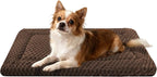 Dog Bed Crate Mat, Soft Durable Washable Anti-Slip Kennel Pad for Dogs & Cats, Reversible (Dark Brown, M(30"*20"*1.5"))