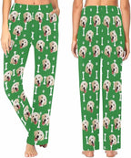 Custom Face Pajamas Pants Personalized Nightwear Bottoms for Women XS-XXL