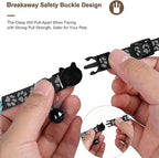 GPS Tracker for Cats, Mini GPS Pet Tracker with Collar, IPX8 Waterproof Cat Trackers Collar,No Monthly Fee,Work with Apple Find My(iOS Only),Smart Trackers for Pets-Black-2