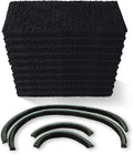 PET STANDARD Replacement Carbon Filters & 1 Replacement Seal Strip Set Compatible with Litter-Robot 3® Self-Cleaning Cat Litter Box, Pack of 10