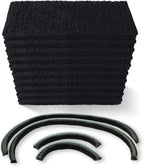 PET STANDARD Replacement Carbon Filters & 1 Replacement Seal Strip Set Compatible with Litter-Robot 3® Self-Cleaning Cat Litter Box, Pack of 10