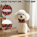 EXPAWLORER Cat Halloween Sweater - Sweaters for Cats Only Soft Warm Pet Clothes, Fall and Winter Pumpkin Coat Pullover Design, Fleece Sweatshirt Clothing Also for Puppy Small Dogs, Large