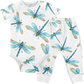 Baby Clothes Set Infant Bodysuits Pants Sets 0-24M For Boys Girls