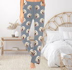 Custom Face Pajamas Pants Personalized Sleepwear Bottoms for Women XS-XXL