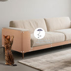 2 Pack Cat Scratch Furniture Protector Trimmable DIY Climbing Scratching for Indoor Couch Protector from Cat Claws, Walls and Tower Replacement (Beige, 15.7’‘ x 78.7'')