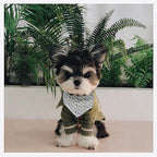 ARING PET Dinosaur Dog Bandanas, Summer Kerchief Triangle Bibs Scarf for Puppy Small Medium Large Boy Girl Dogs Cats-S