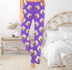 Custom Face Pajamas Pants Personalized Sleepwear Bottoms for Women XS-XXL