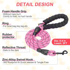 BEAUTYZOO Dog Harness Small Sized and Leash Set, Step-in Soft Padded Mesh Puppy Vest, Reflective Dog Harness No Pull No Choke, Breathable Easy Walking Vest Harnesses for Girl Boy Pets,Pink Ducks S