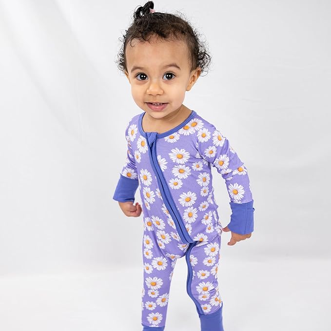 LollyBanks Baby Pajamas, Baby Romper 95% Bamboo Viscose and 5% Spandex