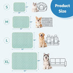 LOOBANI Dog Cooling Mat for Large Dogs - Dog Cooling Pad for Summer with Anti-Slip Bottom, Washable Cool Mat for Dogs, Cats, Indoor & Outdoor Use, Bed, Couch, Crate, and Kennels