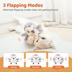 Potaroma Cat Toys Flapping Bird (No Flying), Lifelike Sandpiper Chirp Tweet, Rechargeable Touch Activated Kitten Toy Interactive Cat Exercise Toys for All Breeds Cat Kicker Catnip Toys 4.0"