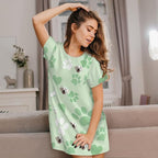 Personalized Matching Dog and Owner Clothes Separately Sold, Custom Face Nightgown for Women Dogs
