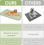 Summer Dog Cooling Mat Washable Ice Silk Self Cool Pad for Small Medium Large Dogs and Cats, Pet Sleeping Pad for Crate, Bed, Indoor & Outdoor Floor, Car Seats