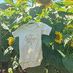 COUPLEHOODIES Personalized Baby Onesie Bodysuit – Custom Embroidery Gift for Pregnancy Reveal Baby Shower or First Grandchild