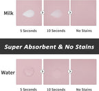 Dog Food Mat - Absorbent Cat Mat for Food and Water, No Stains Pet Feeding Bowl Mat, Easy to Clean Pet Placemats, Quick Dry Dog Water Dispenser Mat for Messy Drinkers | Pink 16"x 24"