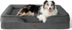 Bedsure Orthopedic Dog Bed for Extra Large Dogs - XL Washable Dog Sofa Bed Large, Supportive Foam Pet Couch Bed with Removable Washable Cover, Waterproof Lining and Nonskid Bottom, Dark Grey