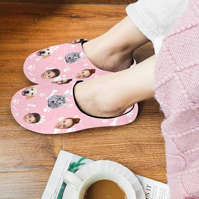 Artsadd Custom Pajamas for Women Men Family, Personalized Face Pjs Pajama Pants, Funny Pet Photo Loungewear Sleepwear Jammies