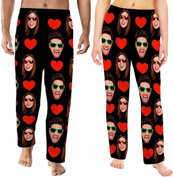 Custom Pajama Pants Customized Pajamas For Men Women Funny Xmas Pjs