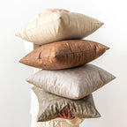 Oversized Leather Pillow Covers Vintage Decorative, Pack of 2 Square Rustic Abrasion Floor Cushion Covers, for Home Decor Outdoor Waterproof Pet Hair Resistant Pillow Covers 26x26 inch Brown
