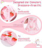 Girls and Toddlers 100% Cotton Underwear Tagless Soft Panties Size 2-3T,4-5T,6,8,10,12 (6-Pack)