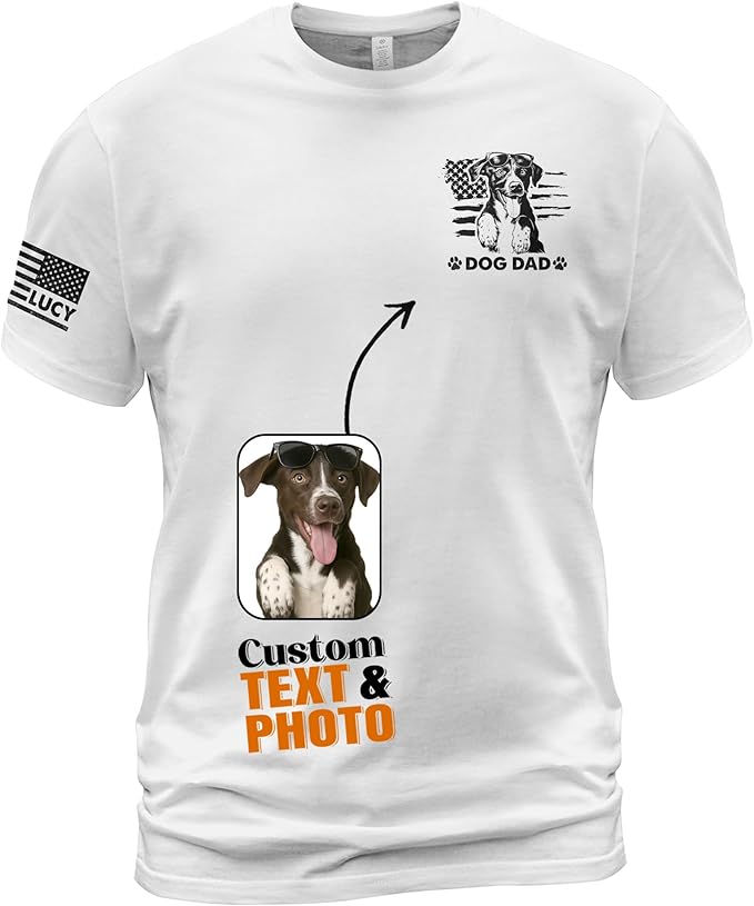 Customized Awesome Like My Daughter Shirts, Fathers Day Shirt with Kids Names, Funny Dad Shirts for Men