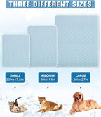 Dog Cooling Mat for Summer Self-Cooling Mat for Dogs & Cats Summer Outdoor Dog Pad Cooling Washable, Portable & Non-Toxic, High-Tech Fabric Crates, Beds, Cars (38"x27", Large)