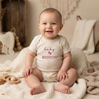 COUPLEHOODIES Personalized Baby Onesie Bodysuit – Custom Embroidery Gift for Pregnancy Reveal Baby Shower or First Grandchild
