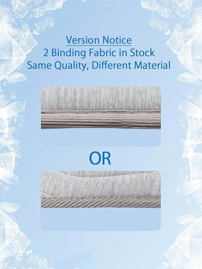 Dog Cooling Mat, Anti-Slip, Thick 3D Orthopedic Summer Pad for Dogs & Cats, Q-MAX > 0.5, Non-Toxic, Machine Washable, Chew-Resistant, Portable for Crate, Bed, Sofa, Car (Cool Grey, Large)