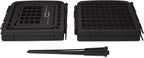 Amazon Basics 8-Panel Octagonal Plastic Pet Pen Fence Enclosure With Gate, 59 x 58 x 28 Inches, Black