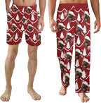 Custom Pajama Pants for Men, Personalized PJ Pants with Photos, Custom Mens Pajama Shorts, Gifts for Dad Husband