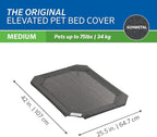 Original Pet Bed Replacement Cover - Gunmetal - Medium (42" x 25.5")
