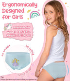 Girls and Toddlers 100% Cotton Underwear Tagless Soft Panties Size 2-3T,4-5T,6,8,10,12 (6-Pack)