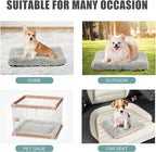 Self Warming Cat Bed, Foldable Self Heated Cat Mat Extra Warm Thermal Heating Pad 24 x 20 inch for Indoor Outdoor Cats, Non-Slip Bottom Washable Non Electric