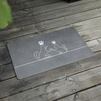 Le courant Dog Bowl Mats, Cat Feeding Mat, Non-Slip Super Absorbent,No Stains Quick Dry Dog Water Dispenser.for Messy Drinkers.Easy Clean.Dog & Cat