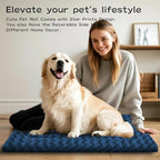Dog Beds Crate Pad, Dog Bed Mat for Large Dogs Sleeping, Soft, Durable, Washable & Anti-Slip Crate Pads, Reversible Kennel Mat L(35”*23“*1.5”)