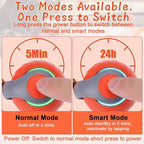 BABORUI 2Pack Orange Interactive Cat Toy Ball - Automatic Interactive Cat Toys for Indoor Cats with 3 Tails, 2 Speeds Rechargeable Enrichment for Small/Medium/Large to Keep Them Busy