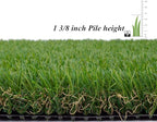 ALTRUISTIC Artificial Grass 3FTX40FT(120 Square Feet), Realistic Fake Grass Deluxe Turf Synthetic Thick Lawn Pet Turf, 1 3/8” Height, Outdoor Decor, Customized
