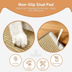 3Pcs 16.5"×10" Large Cat Wall Shelves - Wall Mounted Cat Shelves, Natural Wood with Fixtures for Large Cats and Kittens for Household Pets Sleeping, Playing, Climbing